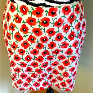 J. Crew stretch cotton skirt